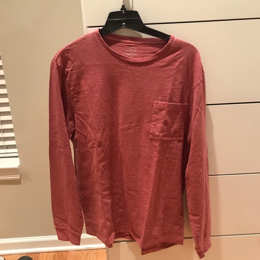 Men’s JCrew long sleeve pocketed shirt